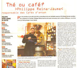 Article de presse Les Cafés d'Antan Mag'Ville Pays du Comtat Nov./Déc. 2010